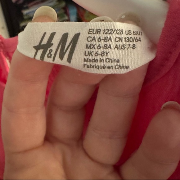 H & M - Long Sleeve Bright Pink TUTU - Brand New - Girls Size 6-8 - Picture 3 of 3